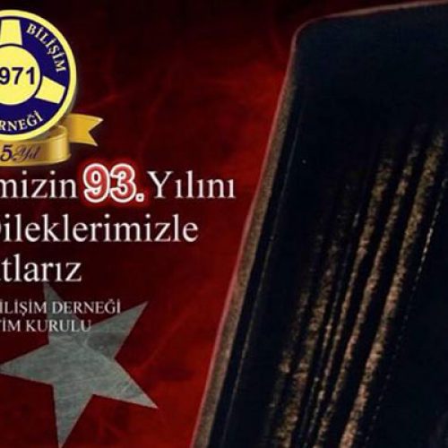 Cumhuriyetimizin 93. Yılı Kutlu Olsun