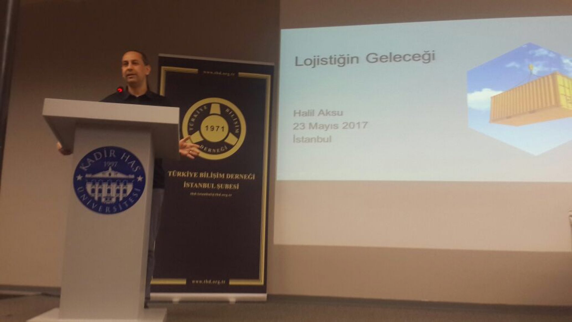 V. LOJİSTİKTE BİLİŞİM SEMPOZYUMU , 23.Mayıs.2017 tarihinde  “Yeni Trendler Yeni Teknolojiler” ana temasıyla yapıldı.