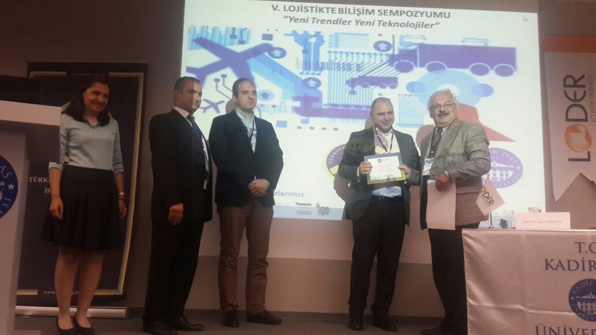 V. LOJİSTİKTE BİLİŞİM SEMPOZYUMU , 23.Mayıs.2017 tarihinde  “Yeni Trendler Yeni Teknolojiler” ana temasıyla yapıldı.