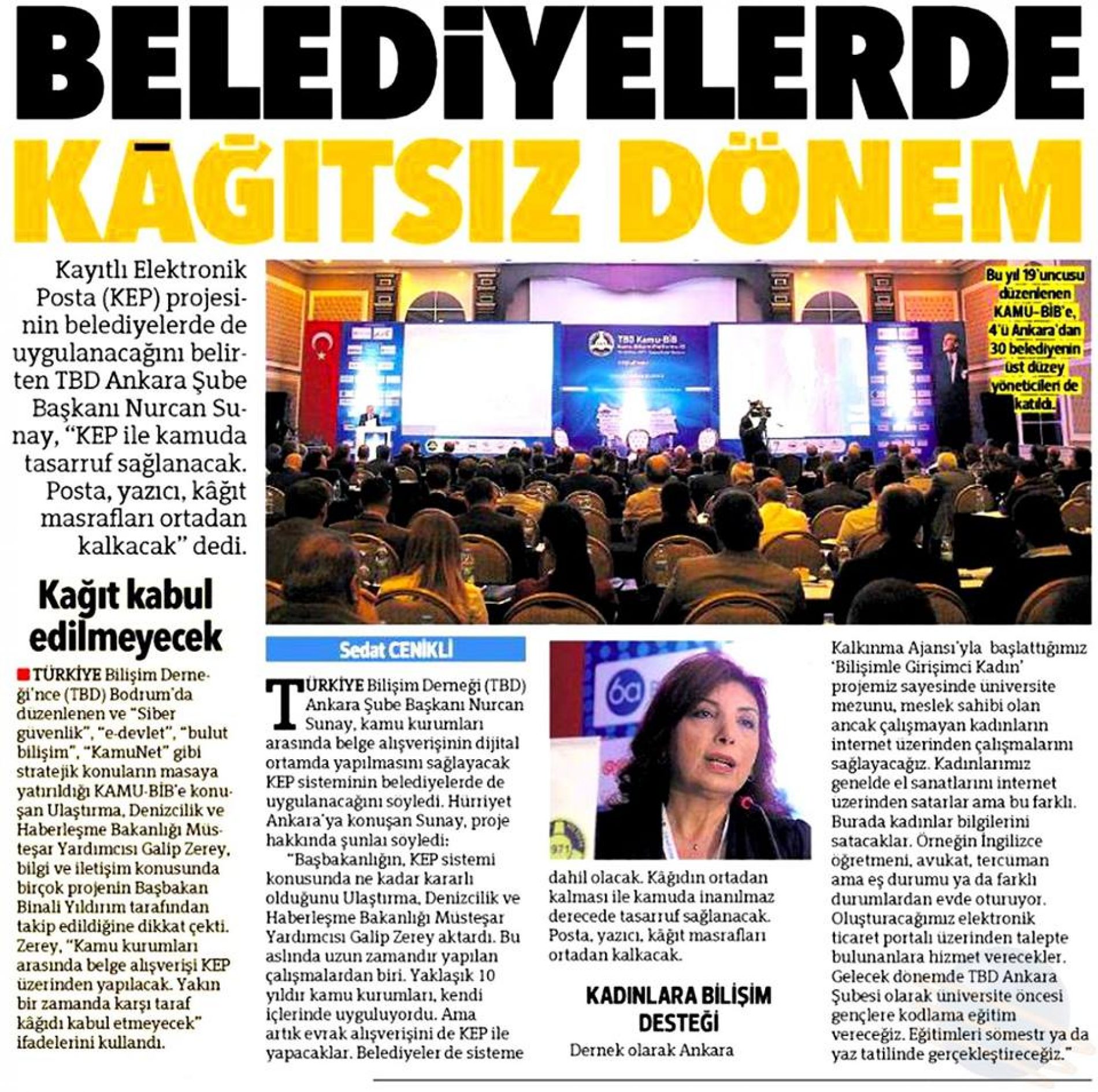 BASINDA TBD: Hürriyet Ankara