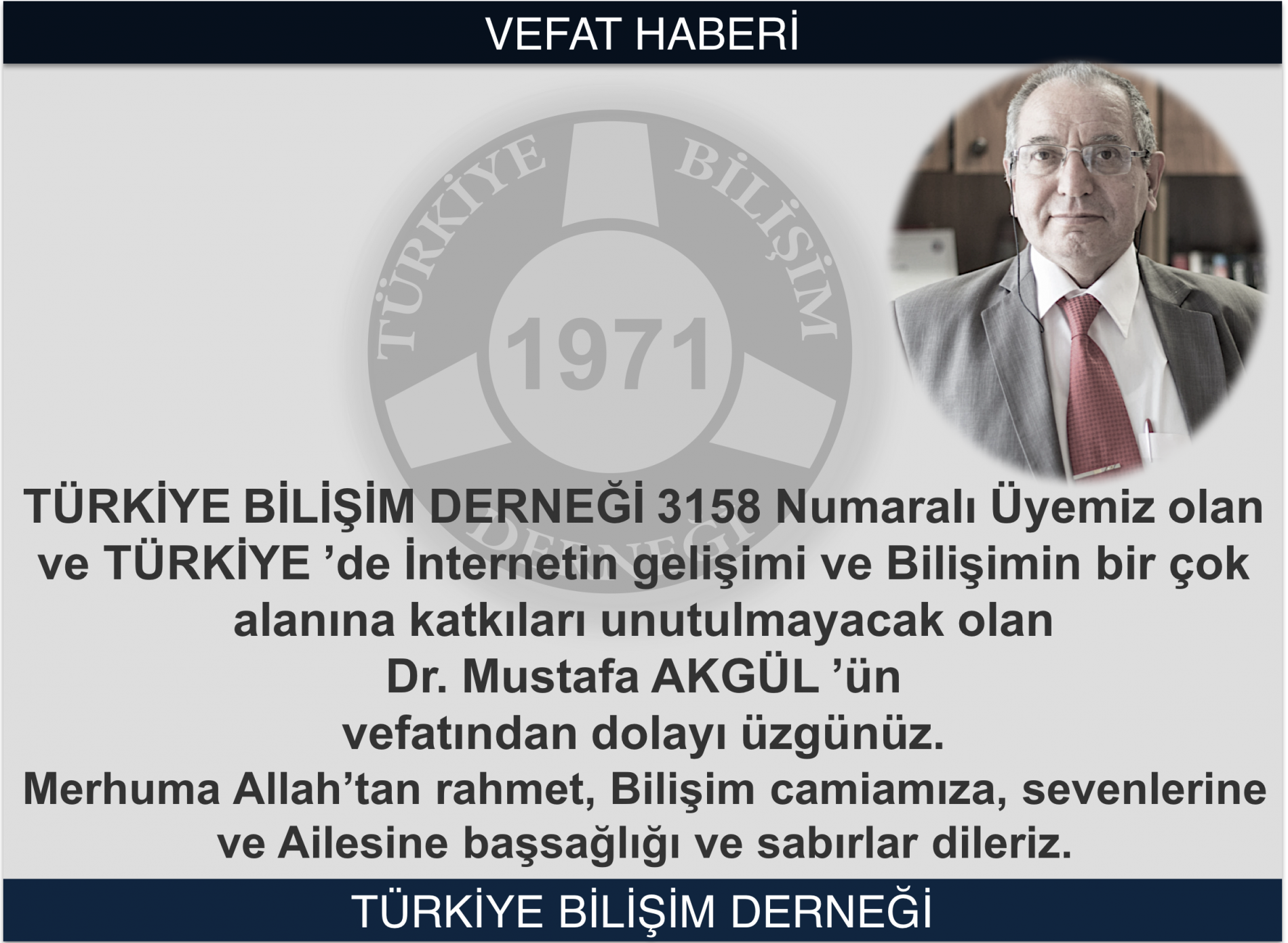 VEFAT HABERİ