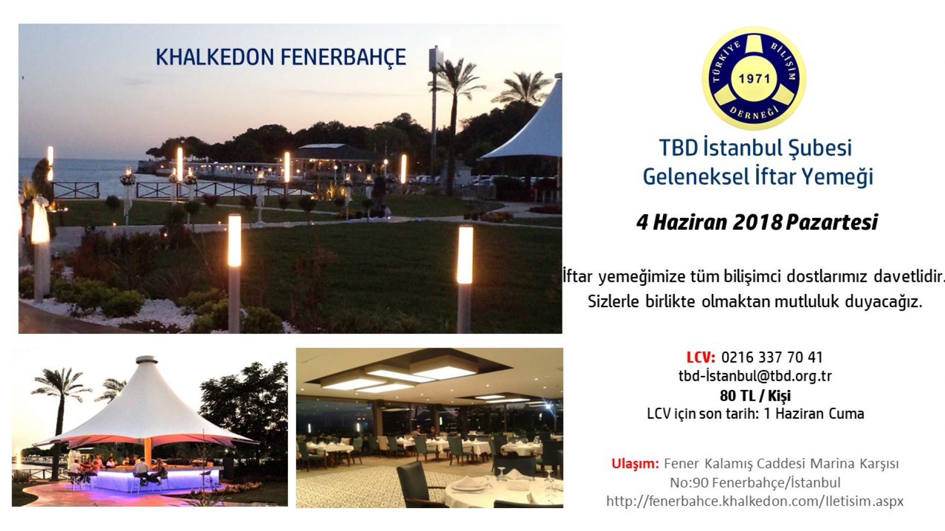 TBD İstanbul Şubesi Geleneksel İftar Yemeği