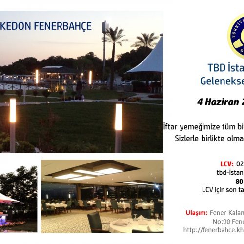 TBD İstanbul Şubesi Geleneksel İftar Yemeği