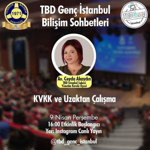 TBD Genç Bilişim Sohbetleri: KVKK ve Uzaktan Çalışma