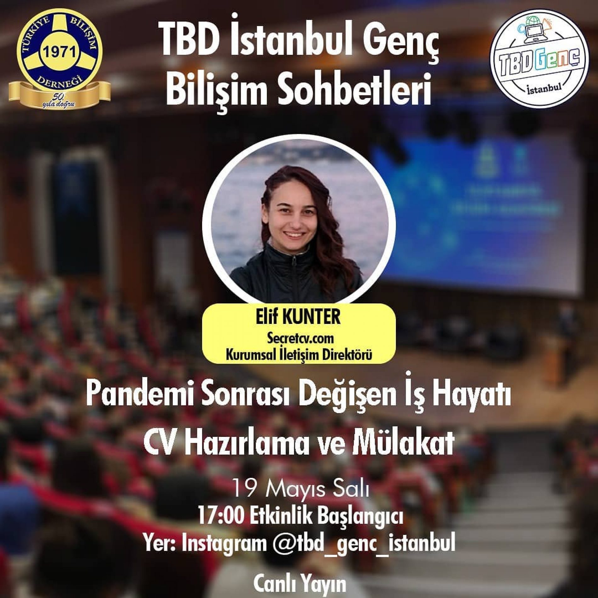 TBD Genç Bilişim Sohbetleri: Pandemi Sonrası Değişen İş Hayatı