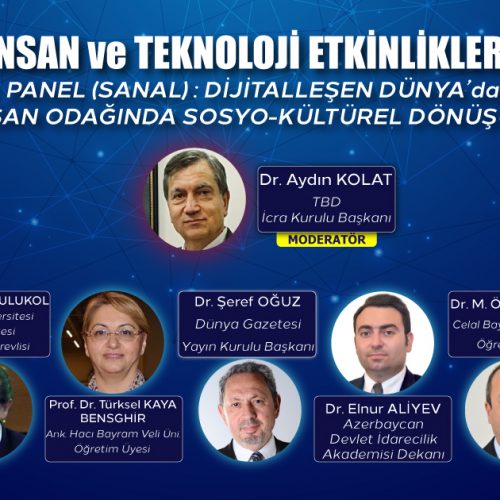 İnsan ve Teknoloji Etkinlikleri: Dijitalleşen Dünya’da İnsan Odağında Sosyo-Kültürel Dönüşüm