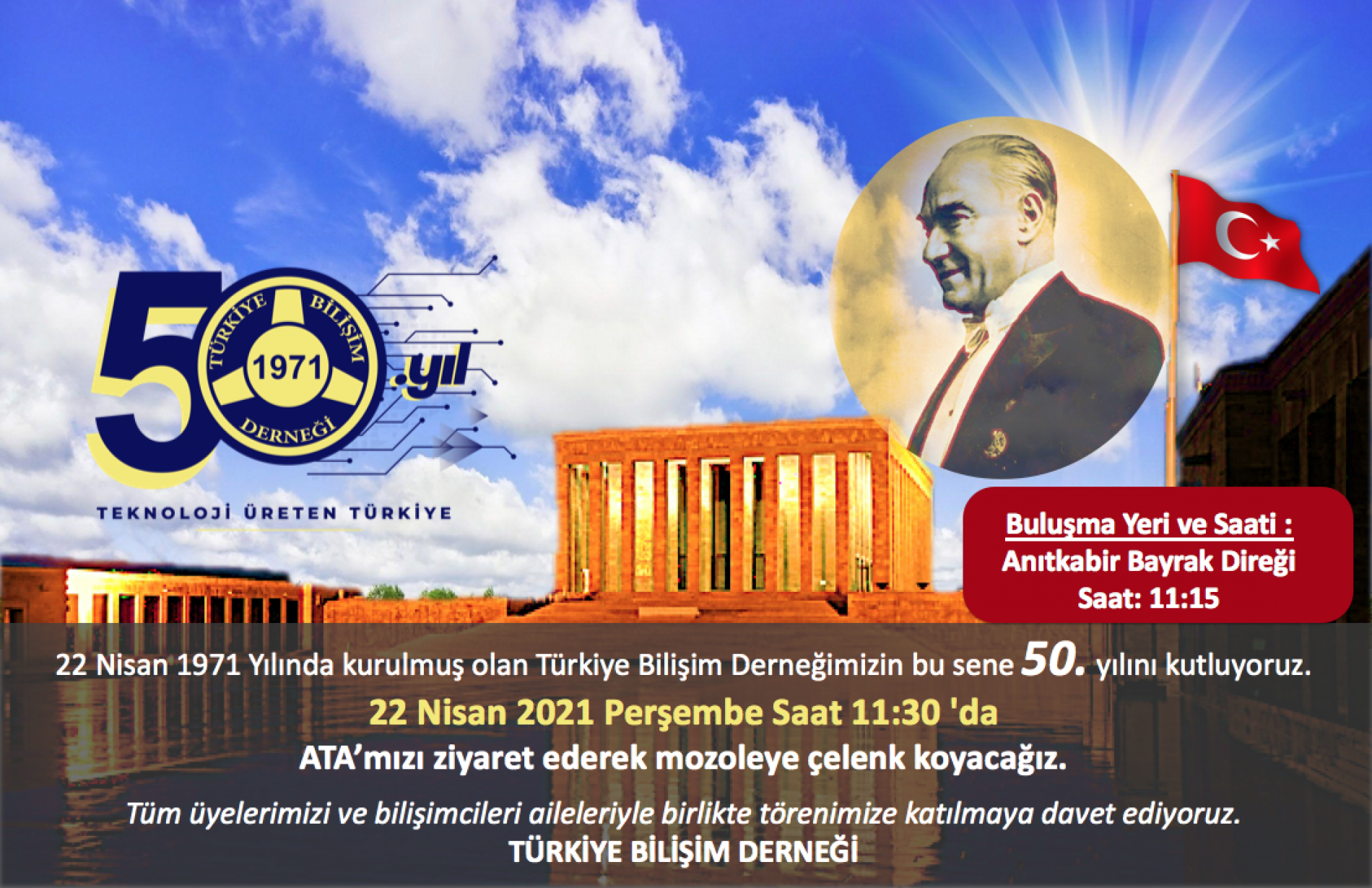 TBD 50. Yıl Anıtkabir Ziyareti