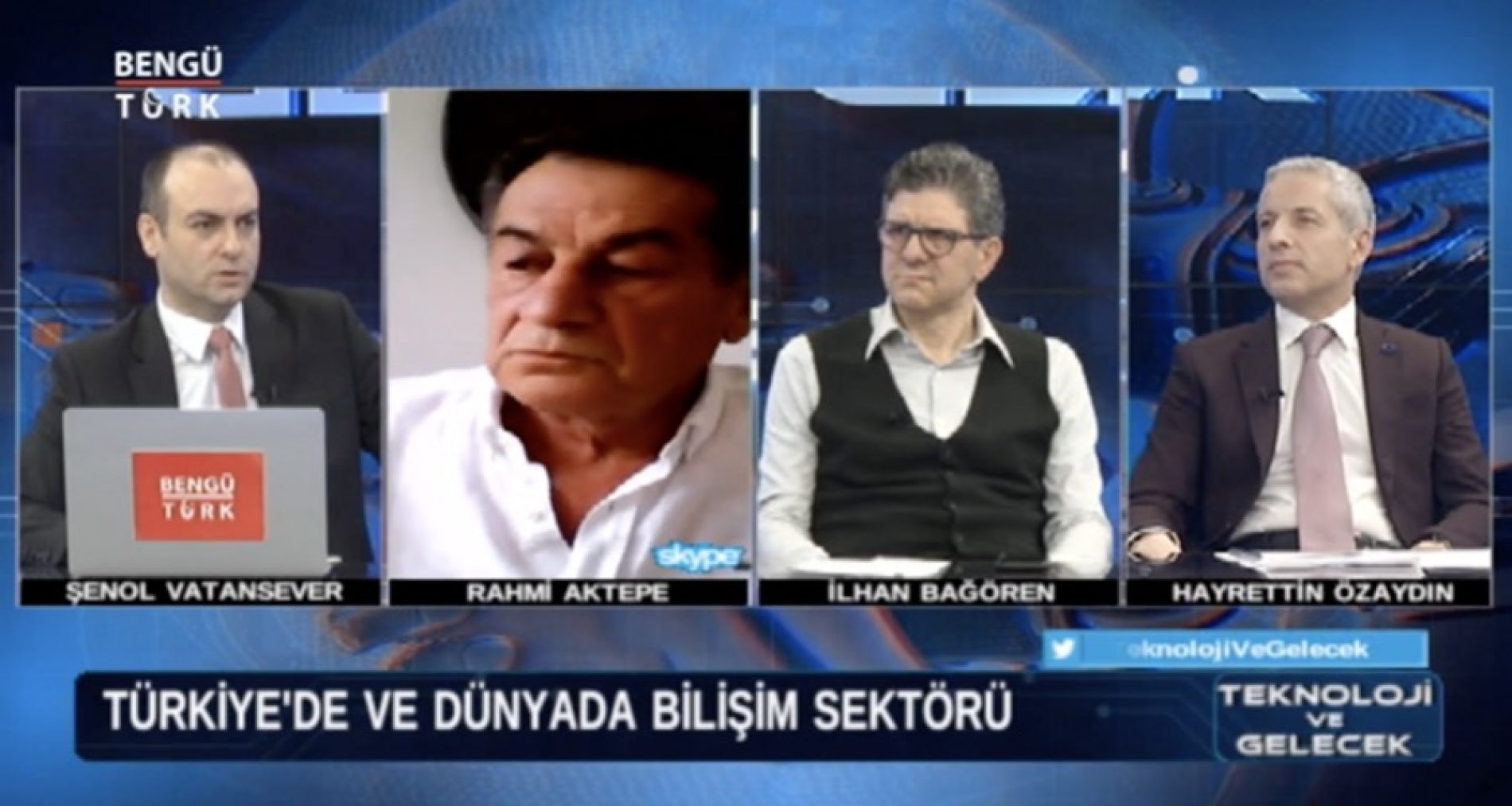 BENGÜTÜRK TV Teknoloji ve Gelecek Programı’nda  Bilgi ve İletişim Teknolojilerinin Geleceği Programına Katıldık
