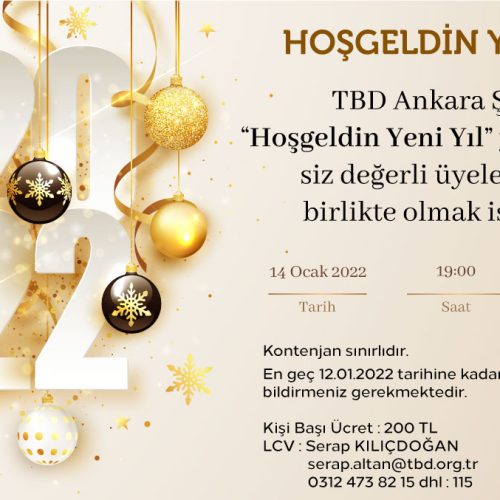 Hoşgeldin Yeni Yıl Yemeği