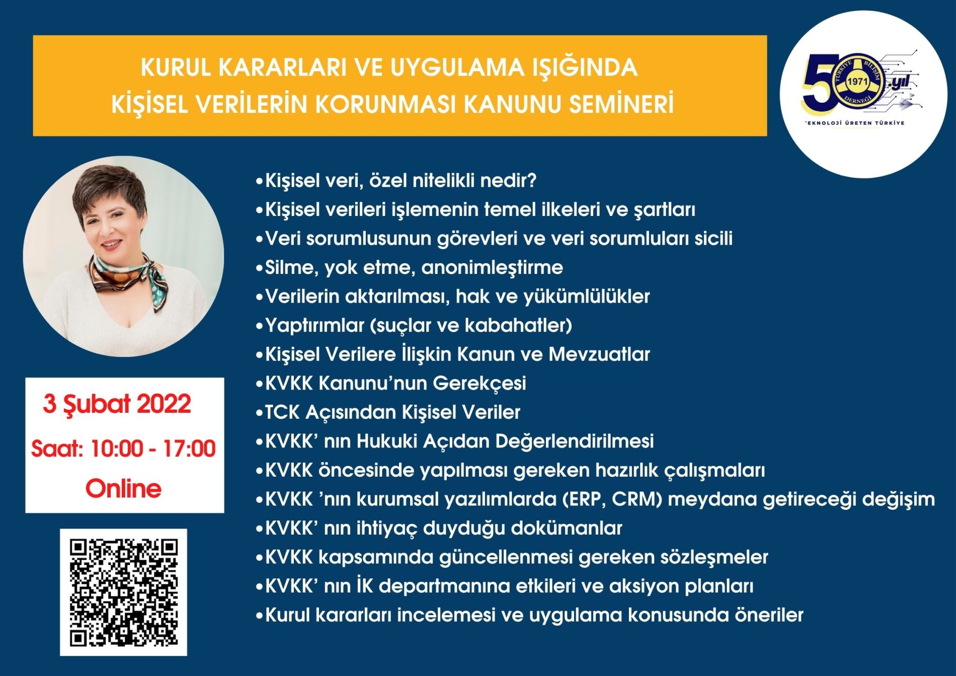 KURUL KARARLARI VE UYGULAMA IŞIĞINDA KİŞİSEL VERİLERİN KORUNMASI KANUNU SEMİNERİ