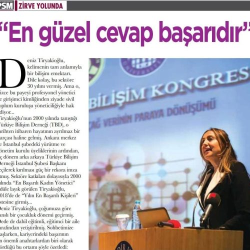 PSM Dergisi Deniz Tiryakioğlu Röportajı