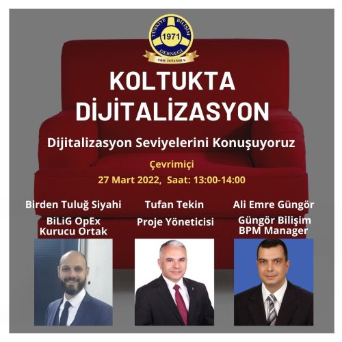 KOLTUKTA DİJİTALİZASYON WEBİNARI