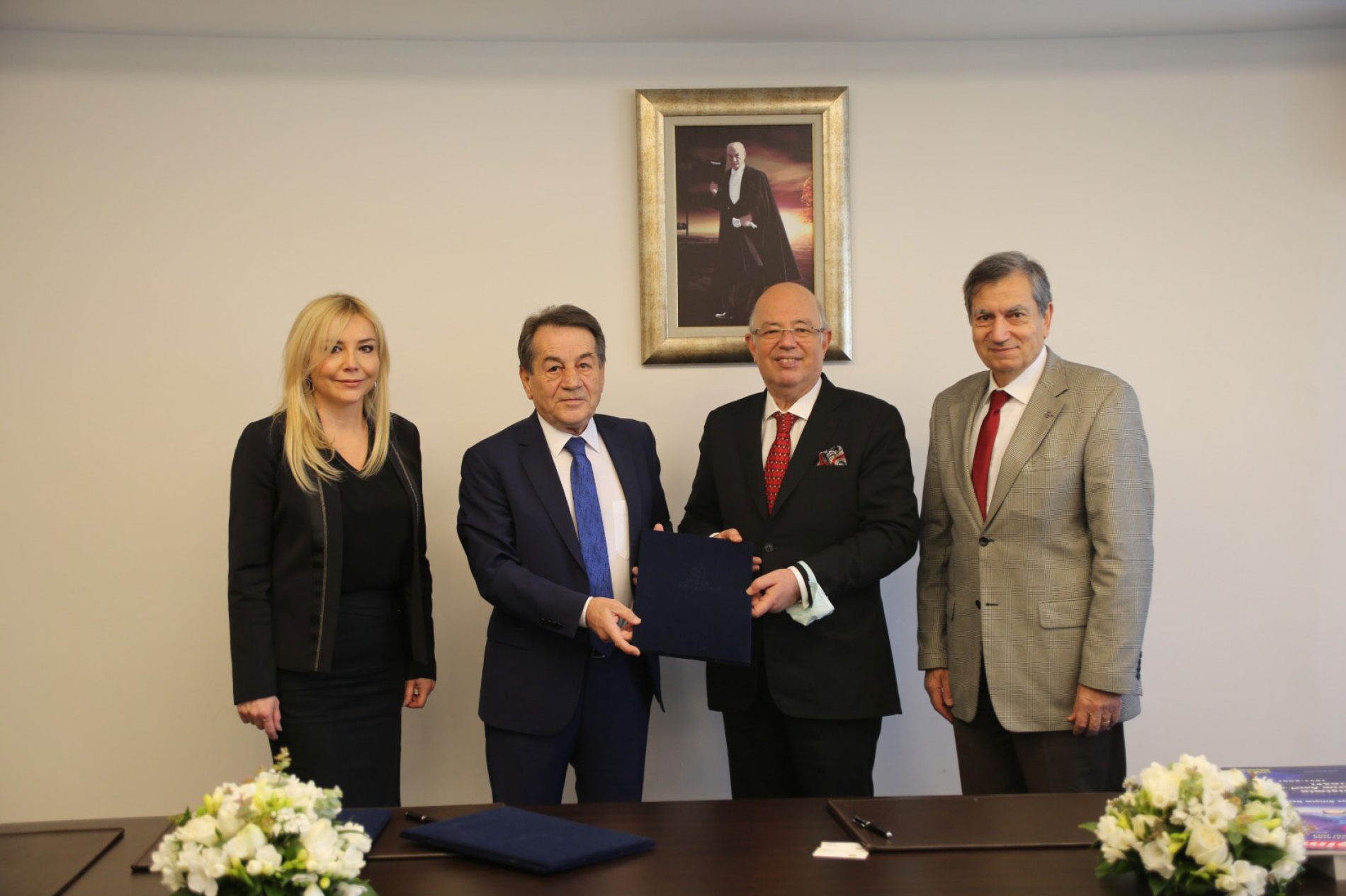 TBD Genel Başkanı Sayın Rahmi AKTEPE ve TBD Heyeti Atılım Üniversitesi Rektörü Sayın Prof. Dr. Yıldırım Üçtuğ’u Ziyaret Etti