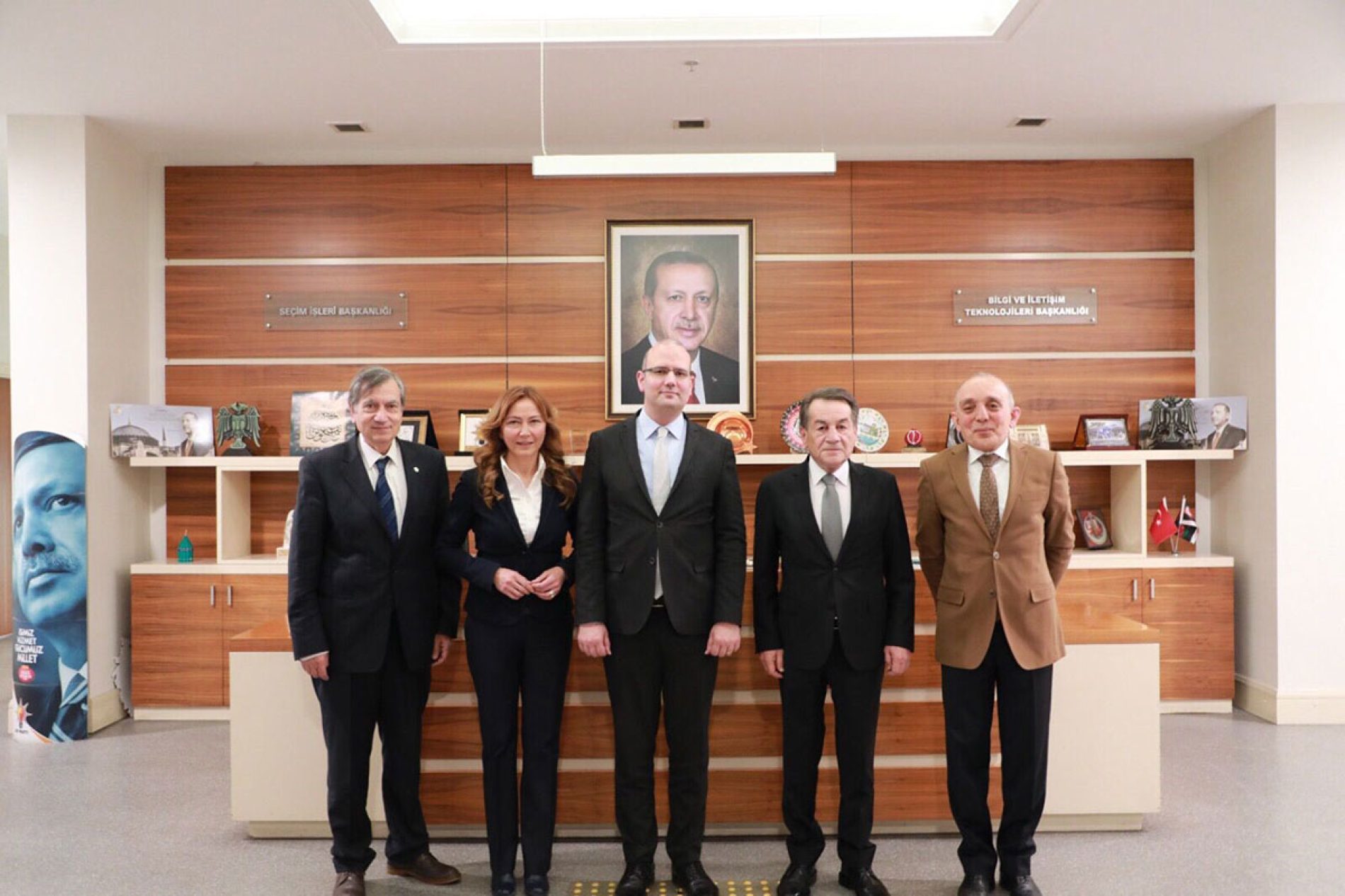 TBD Genel Başkanı Sayın Rahmi AKTEPE ve TBD Heyeti AK Parti Genel Başkan Yardımcısı Sayın Ömer İLERİ’yi Makamında Ziyaret Etti