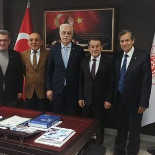 TBD Genel Başkanı Sayın Rahmi AKTEPE ve TBD Heyeti T.C. Çalışma ve Sosyal Güvenlik Bakanlığı Bilgi İşlem Genel Müdürü Sayın Nejat FIRAT’ı Makamında Ziyaret Etti