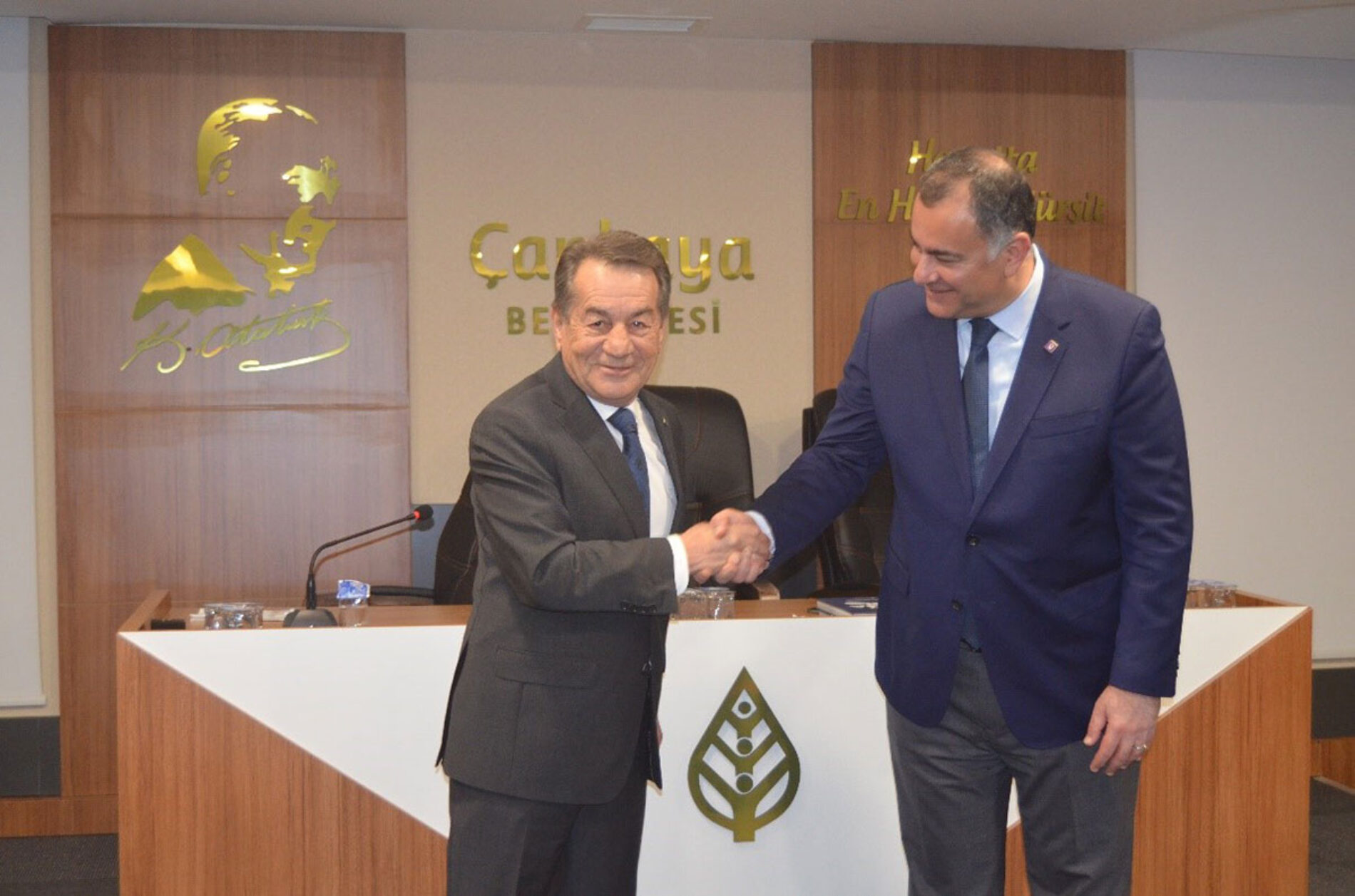 TBD Genel Başkanı Sayın Rahmi AKTEPE Çankaya Belediyesi Başkanı Sayın Alper TAŞDELEN’i Makamında Ziyaret Etti