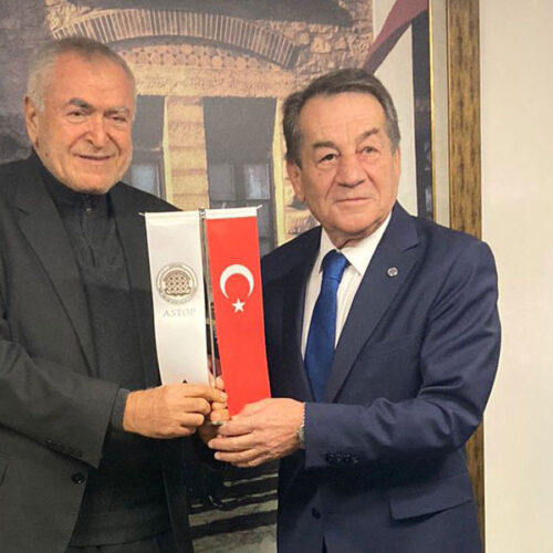 TBD Genel Başkanı Sayın Rahmi AKTEPE ve TBD Heyeti ASTOP Yönetim Kurulu Başkanı Sayın Veli SARITOPRAK’ı Makamında Ziyaret Etti