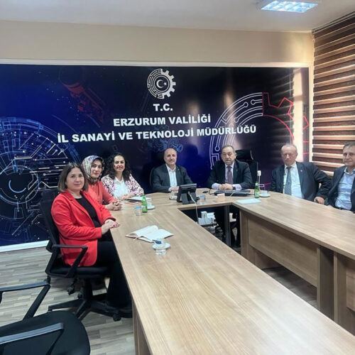 TBD Genel Başkan Yardımcısı M. Ali YAZICI Erzurum İl Sanayi ve Teknoloji Müdürü Mustafa KÜÇÜKLER’i Makamında Ziyaret Etti