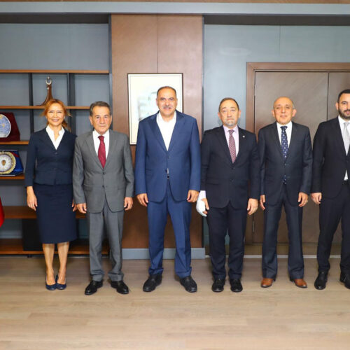 TBD Genel Başkanı Sayın Rahmi AKTEPE ve TBD Heyeti T.C Ulaştırma ve Altyapı Bakan Yardımcısı Sayın Ömer Fatih SAYAN’ı Makamında Ziyaret Etti
