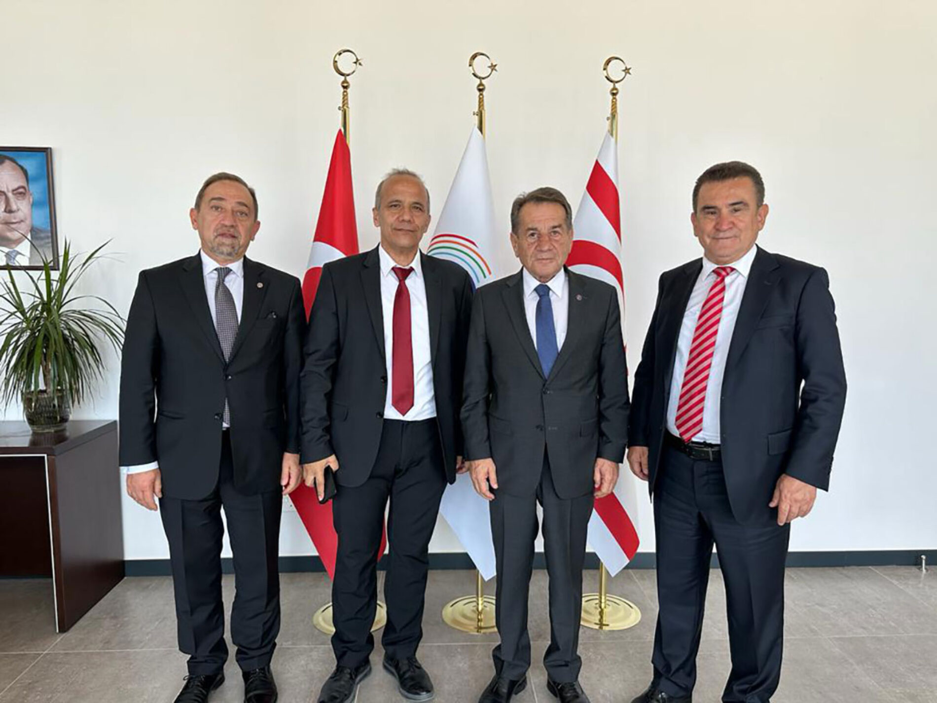 TBD Genel Başkanı Sayın Rahmi AKTEPE ve TBD Heyeti KKTC Bilgi Teknolojileri ve Haberleşme Kurumu (BTHK) Başkanı Doç. Dr. Sayın Kadri BÜRÜNCÜK’ü Makamında Ziyaret Etti