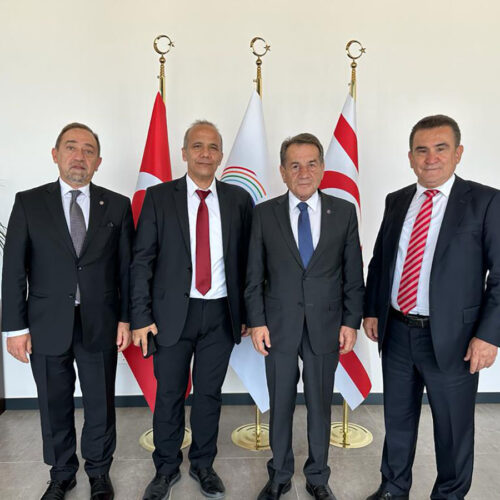 TBD Genel Başkanı Sayın Rahmi AKTEPE ve TBD Heyeti KKTC Bilgi Teknolojileri ve Haberleşme Kurumu (BTHK) Başkanı Doç. Dr. Sayın Kadri BÜRÜNCÜK’ü Makamında Ziyaret Etti