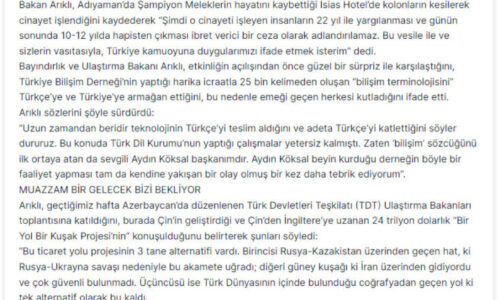 Arıklı İsiasta Yaşanan Cinayete Değindi: Devlet ve Halk Olarak Suçu Olanların Peşini Bırakmayacağız – KIBRIS GAZETESİ