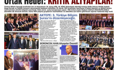 Ortak Hedef: Kritik Altyapılar – BİLİŞİM HABER