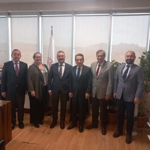 TBD Genel Başkanı Sayın Rahmi AKTEPE ve TBD Heyeti T.C. Gençlik ve Spor Bakanlığı Bakan Yardımcısı Sayın Prof. Dr. Halis Yunus ERSÖZ’ü Makamında Ziyaret Etti