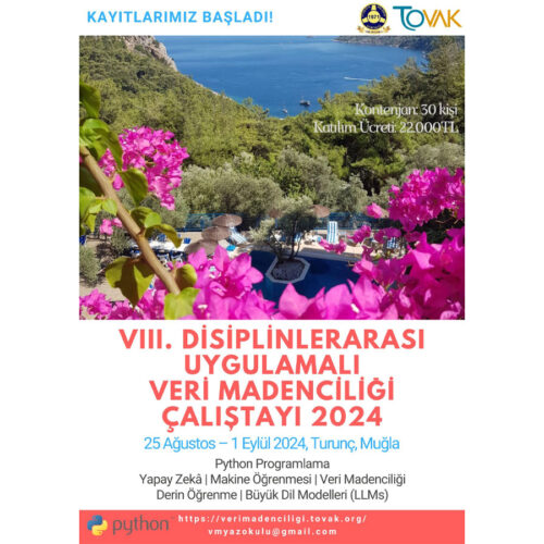 VIII. Disiplinlerarası Uygulamalı Veri Madenciliği Çalıştayı 2024