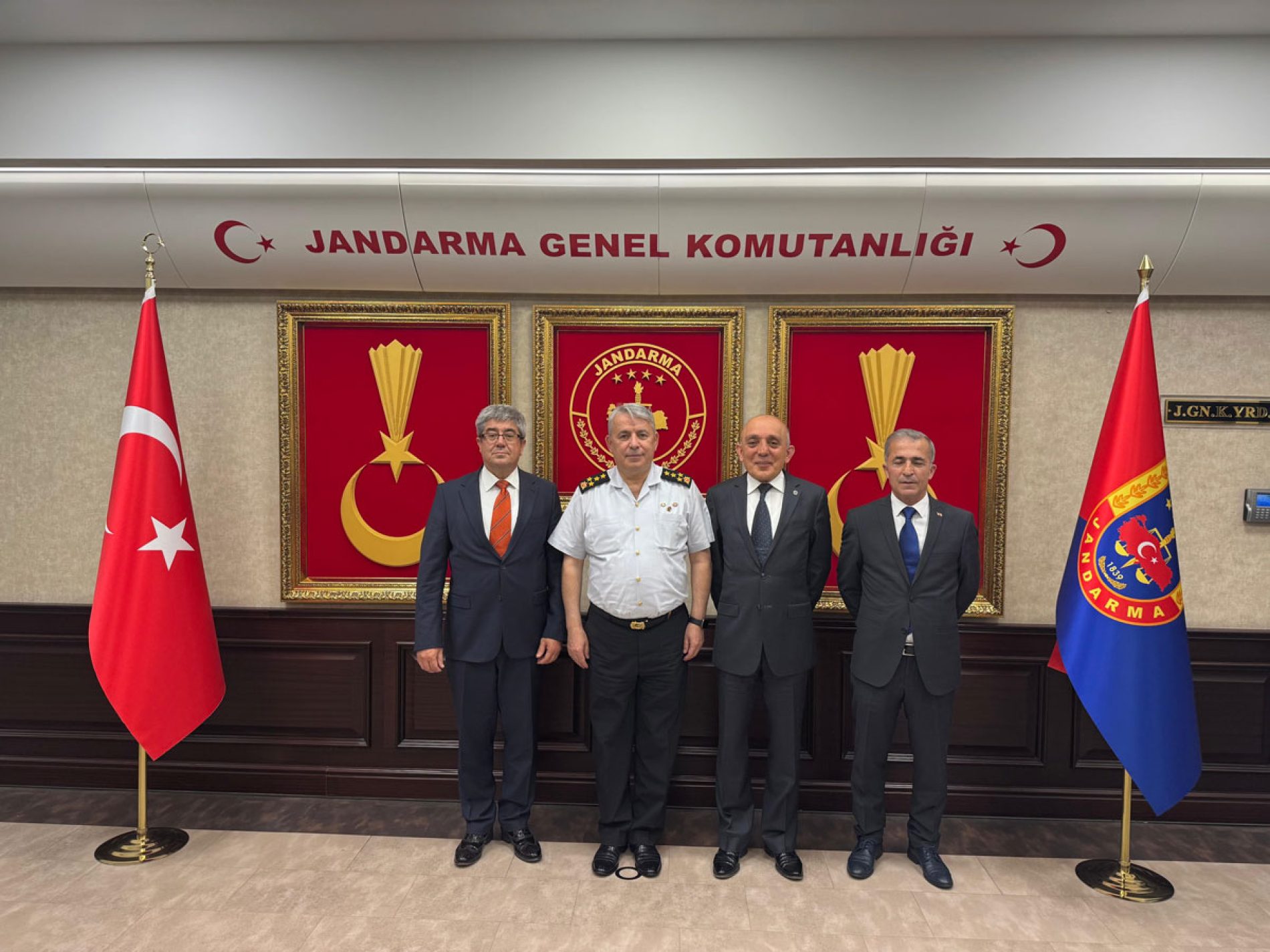 Türkiye Bilişim Derneği (TBD) Heyeti, Jandarma Genel Komutanlığı’nı Ziyaret Etti